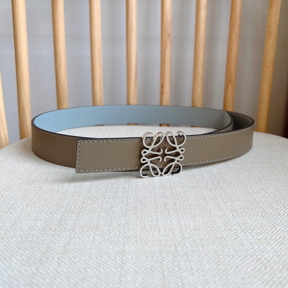 L0ew* Reversible Anagram belt in smooth calfskin 28mm