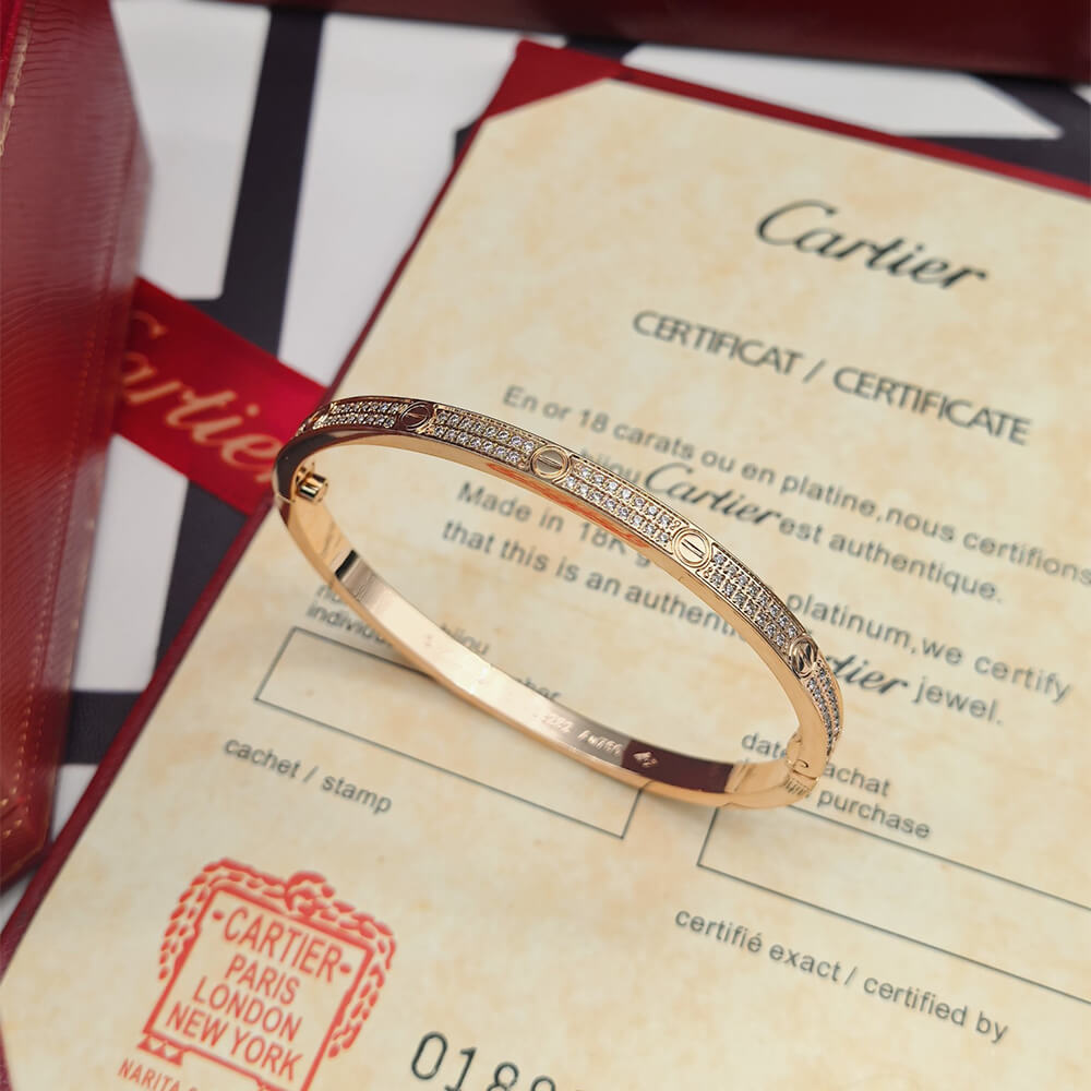 Ca*t1er LOVE bracelet