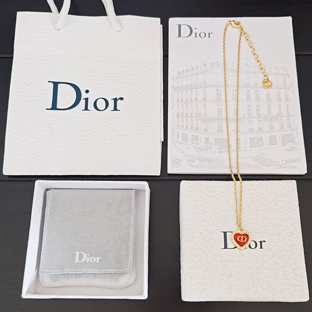 D10r Petit CD Baroque Necklace
