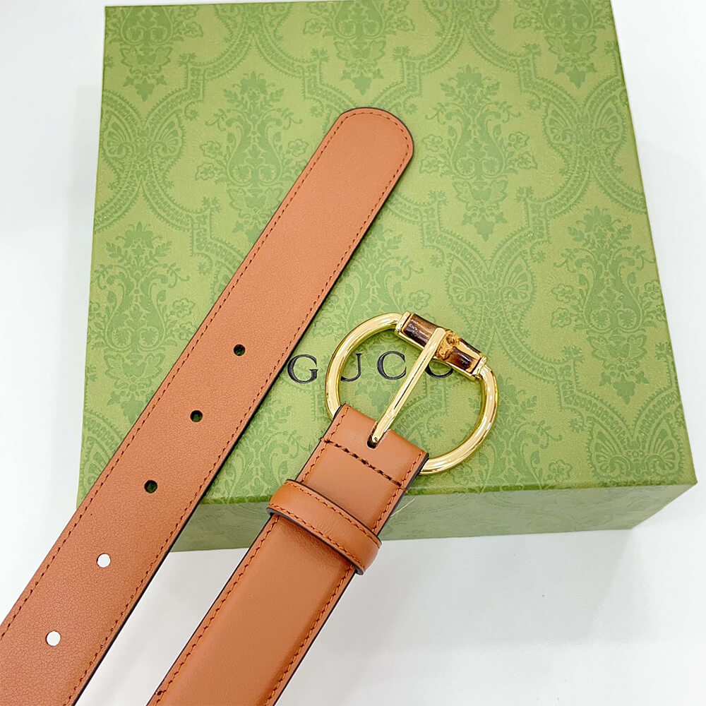 Gvc*1 belt with bamboo detail buckle