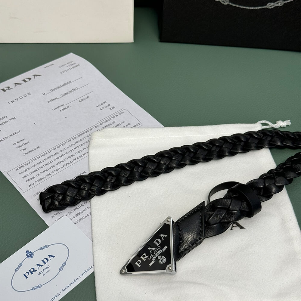 Pra*a Leather belt