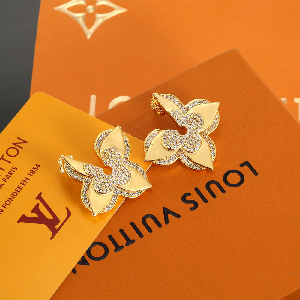 LV MEDAILLON EARRINGS
