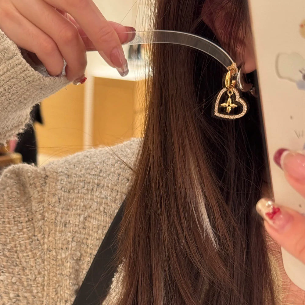 MY LV HEART EARRINGS