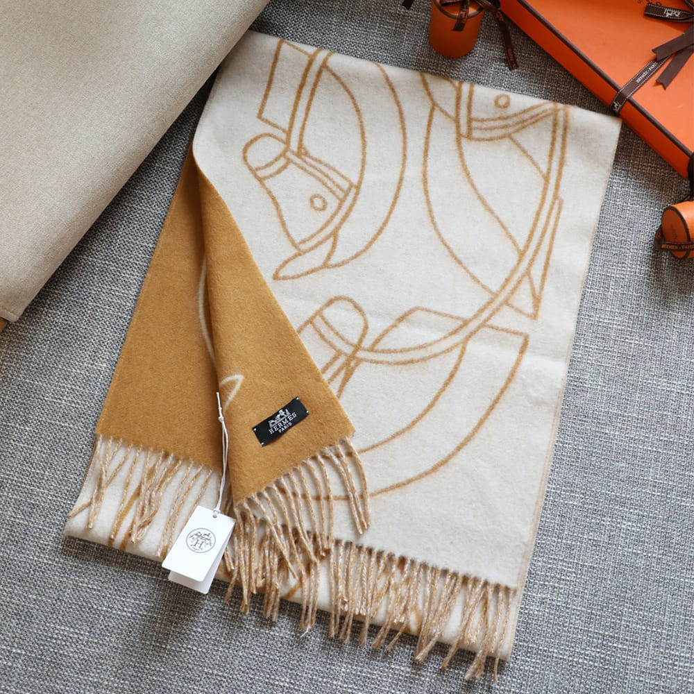 H**me5 Casaque Entrelacs Equestres scarf