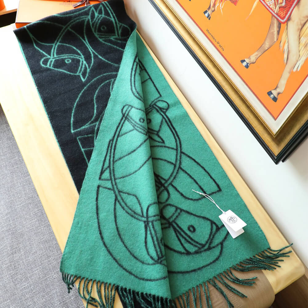H**me5 Casaque Entrelacs Equestres scarf