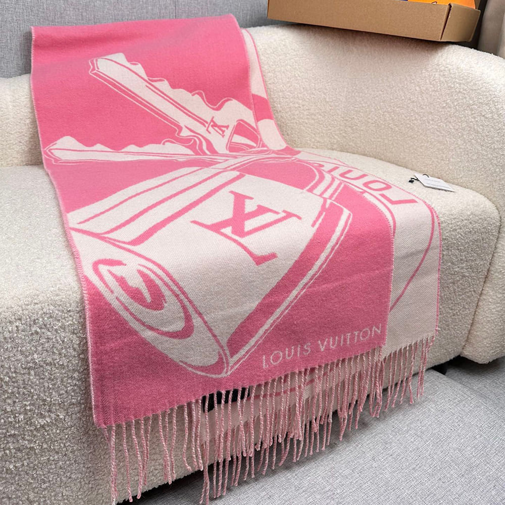 LV Lock And Keys Scarf