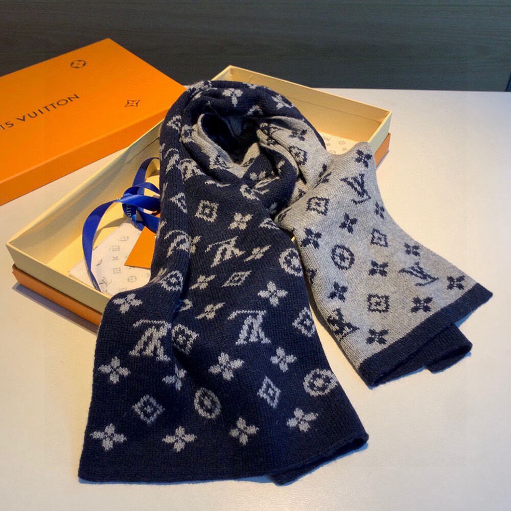 lv monogram De*1m scarf