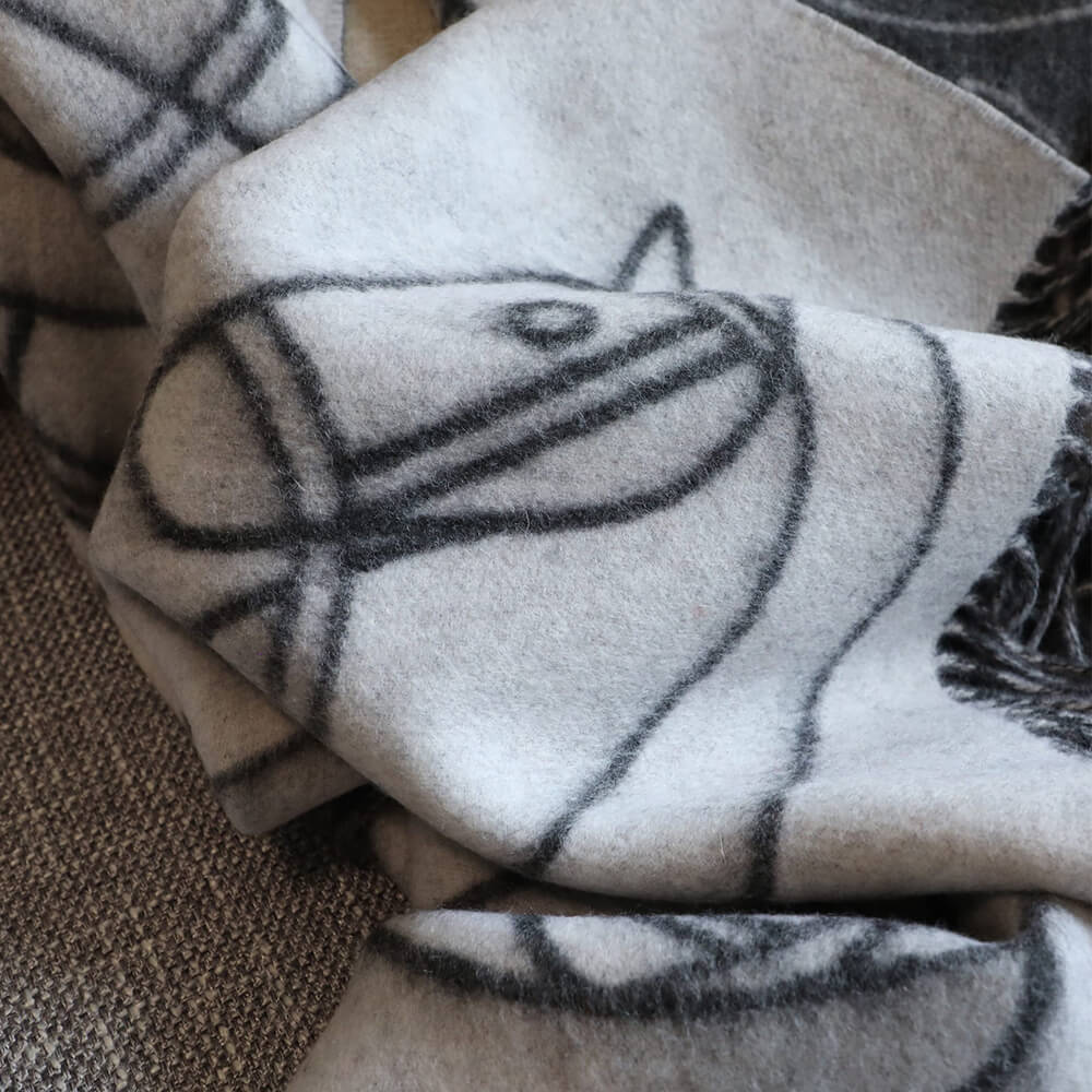 H**me5 Casaque Entrelacs Equestres scarf