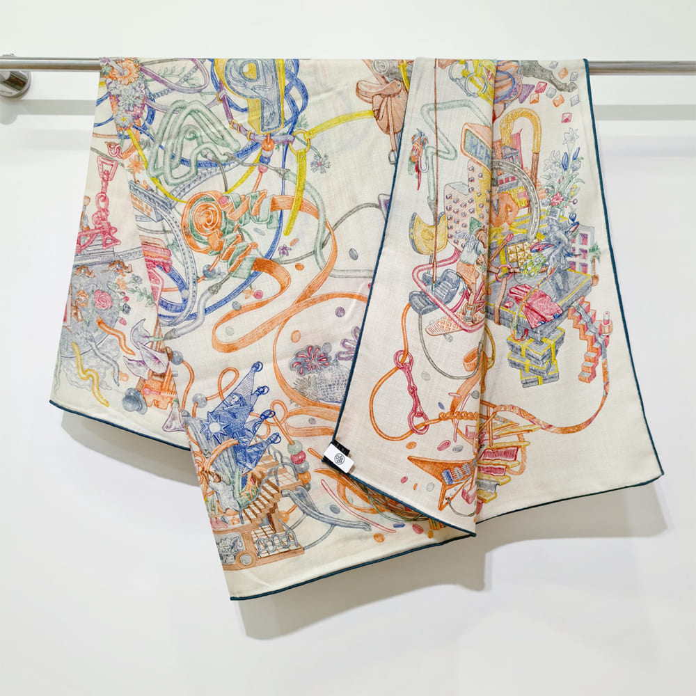 H**me5 Le Monde d’Herm??s shawl 140
