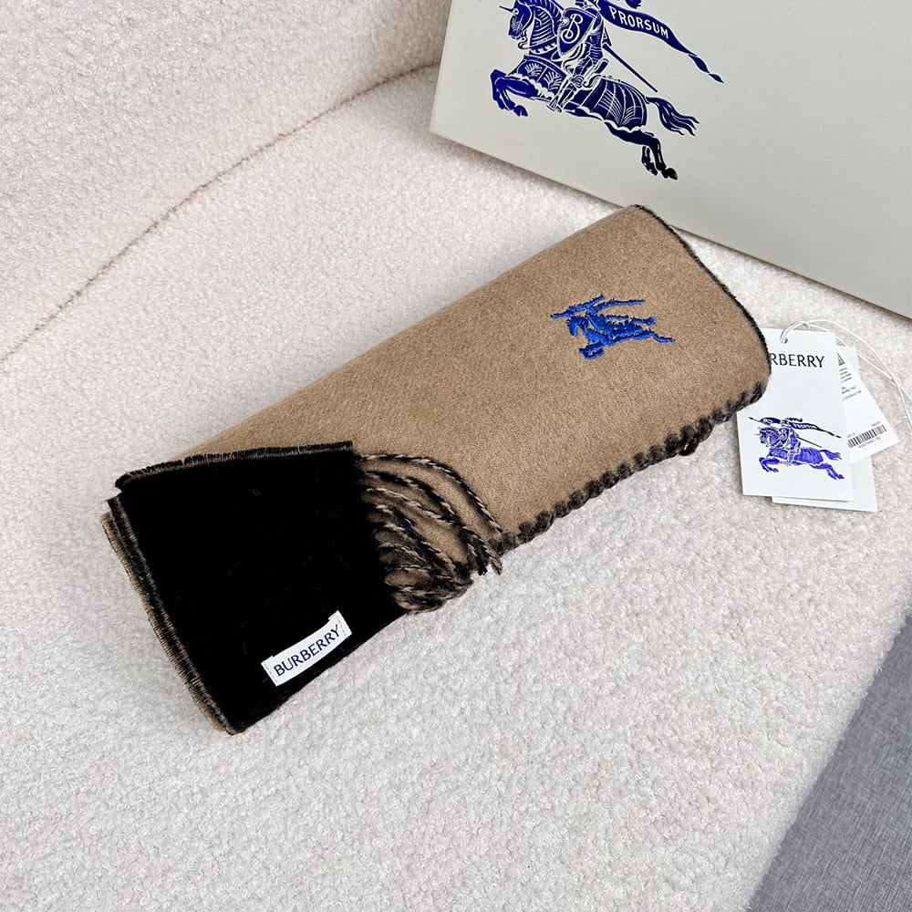 Bv*b*rry Reversible Cashmere Scarf