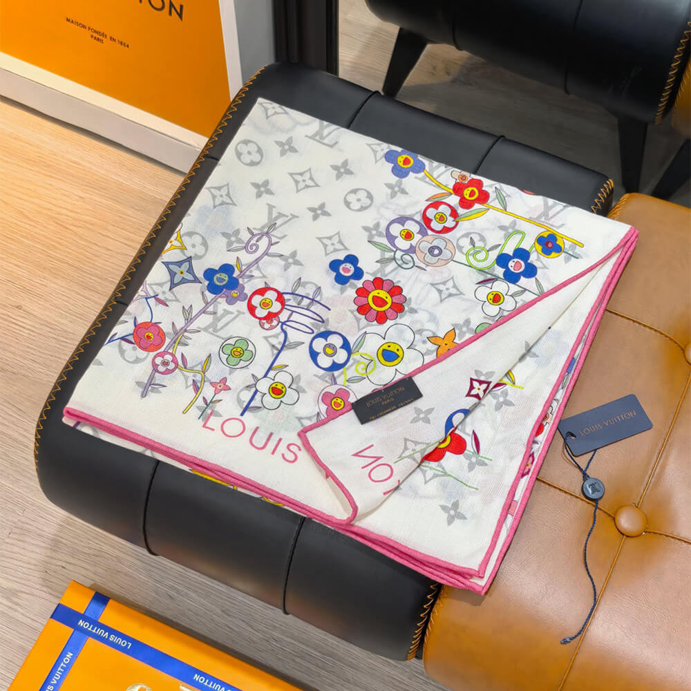 LV x TM Monogram S*perflat Shawl