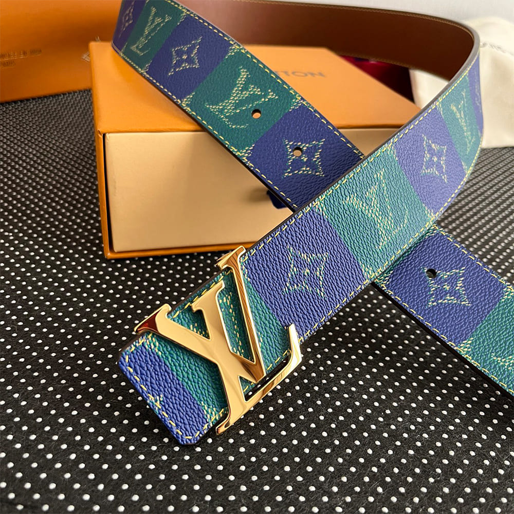 LV Initiales College Monogram Heritage 40mm Reversible Belt