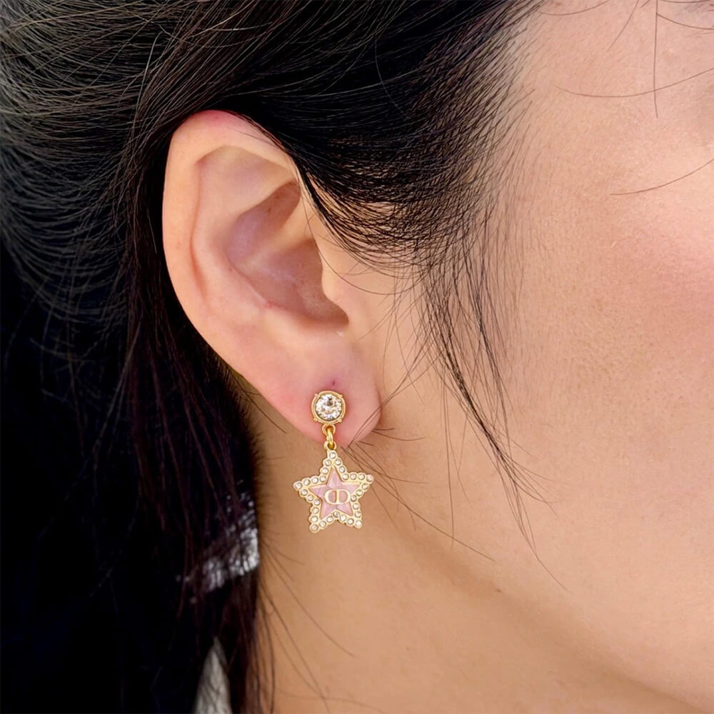 D10r Petit CD Lucky Baroque Earrings
