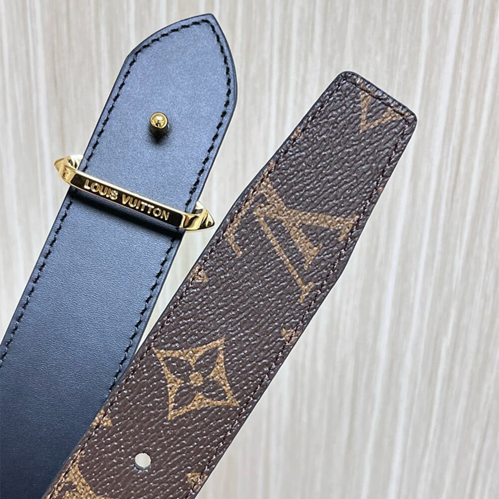 LV Slim Flower 35mm Reversible Belt