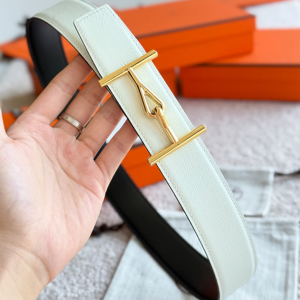 H**me5 H d’Ancre belt buckle & Reversible leather strap 38 mm