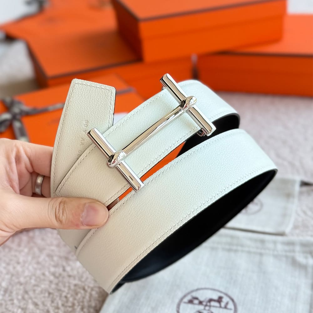 H**me5 H d’Ancre belt buckle & Reversible leather strap 38 mm
