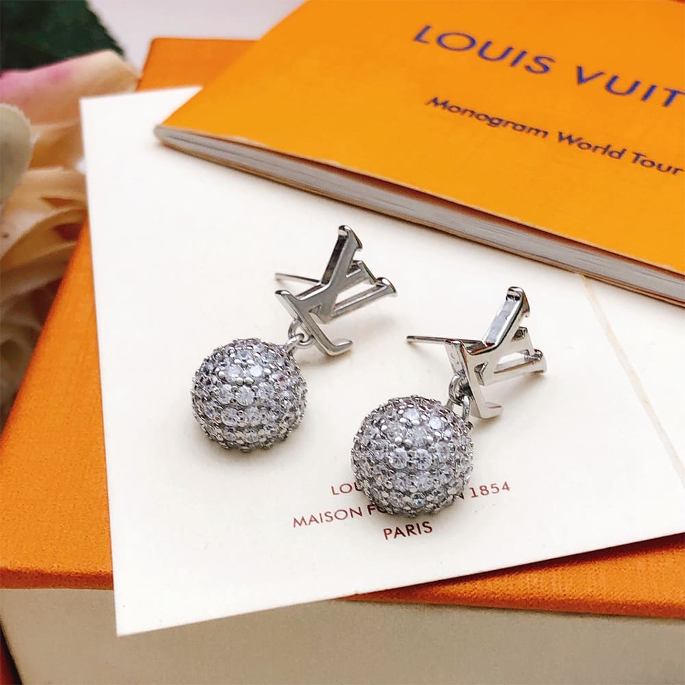 LV Iconic L0visa Strass Earrings