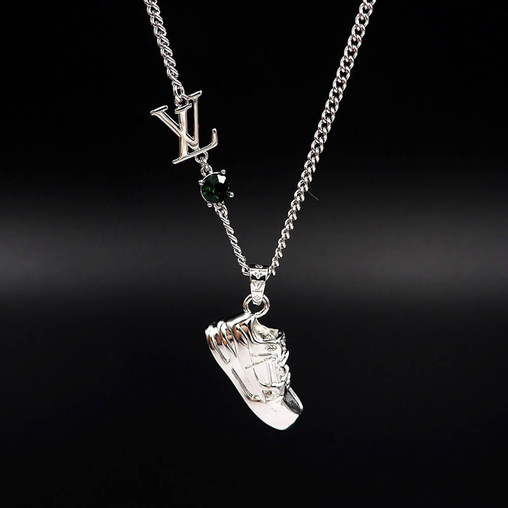 LV Metal Zircon Necklaces