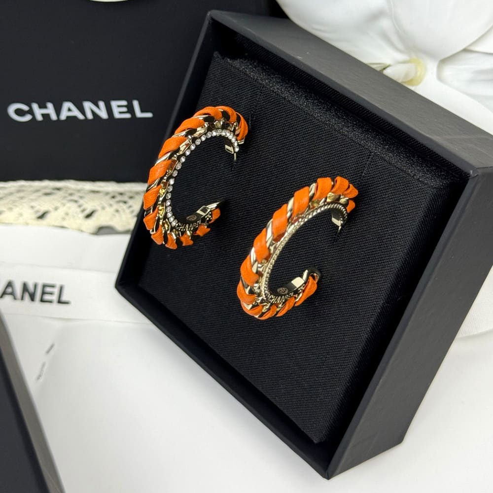 Ch**el Hoop Earrings