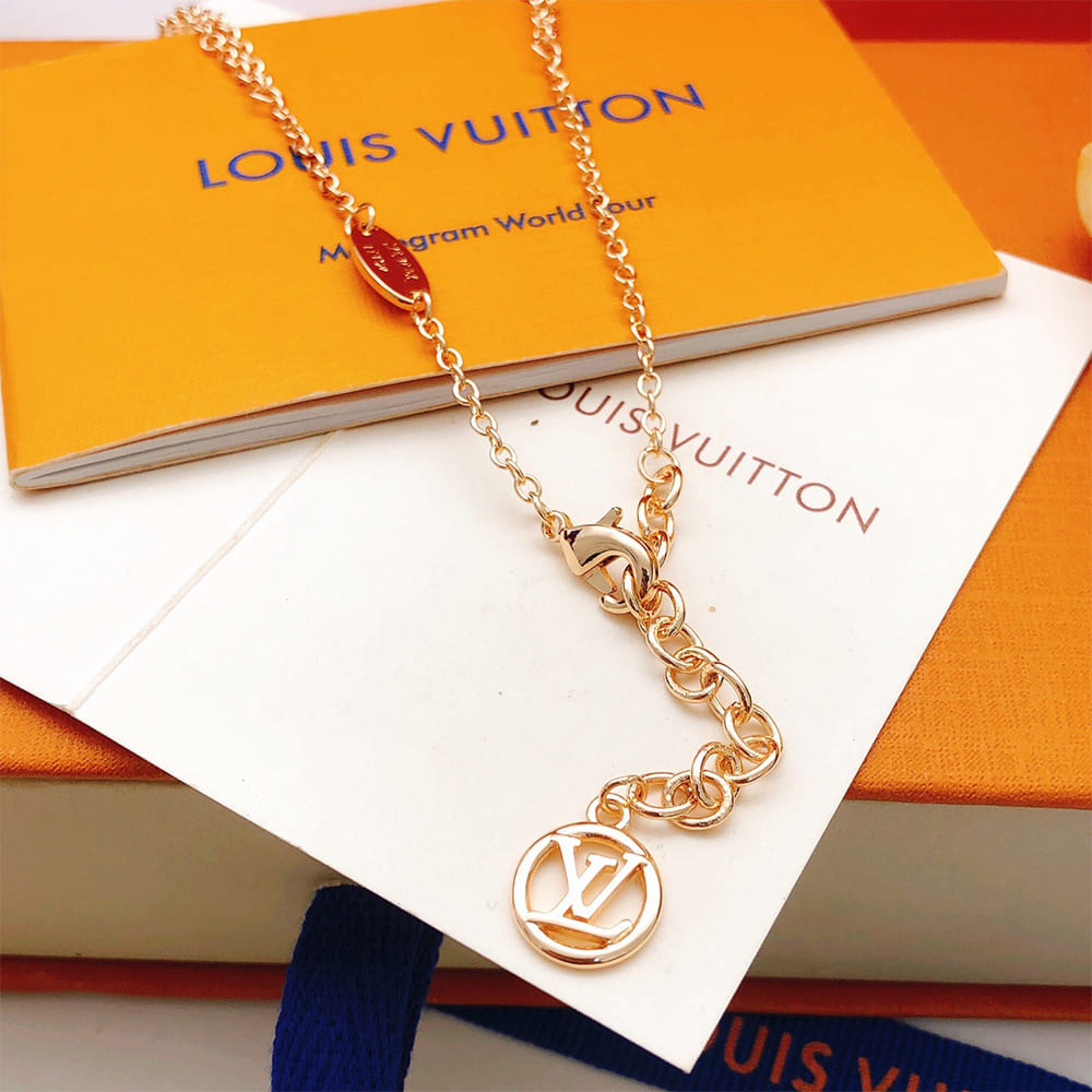 LV Script Necklace