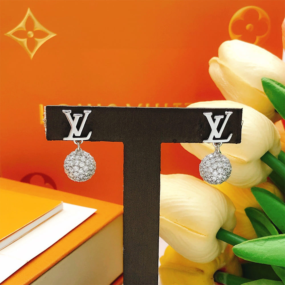 LV Iconic L0visa Strass Earrings