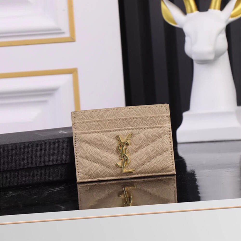 CASSANDRE MATELASS?? card case in grain de poudre leather(HIGH-END GRADE)