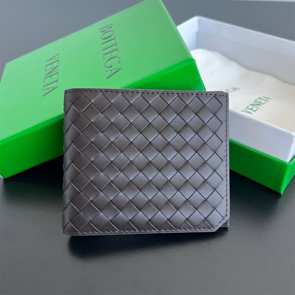 Intrecciato Piccolo Bi-Fold Wallet(HIGH-END GRADE)