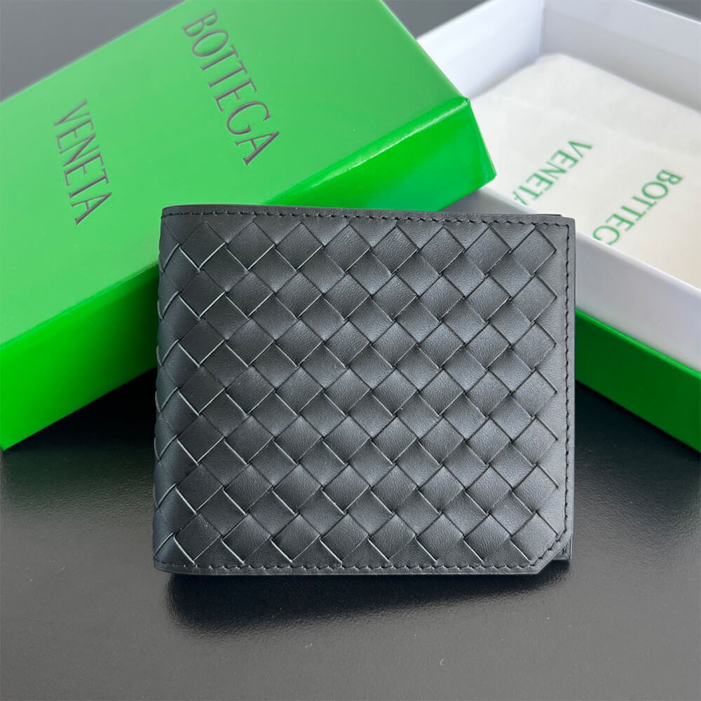 Intrecciato Piccolo Bi-Fold Wallet(HIGH-END GRADE)
