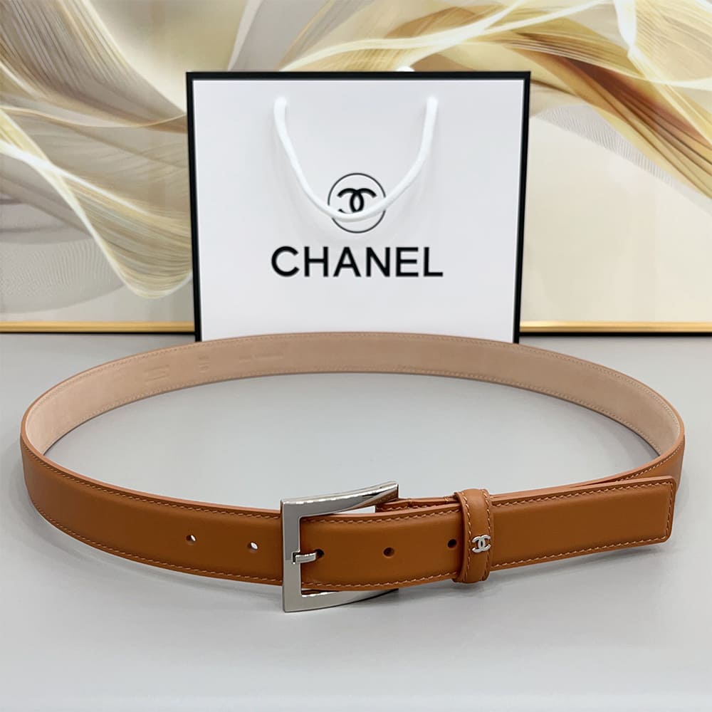 Ch**el Leather belt 30 mm