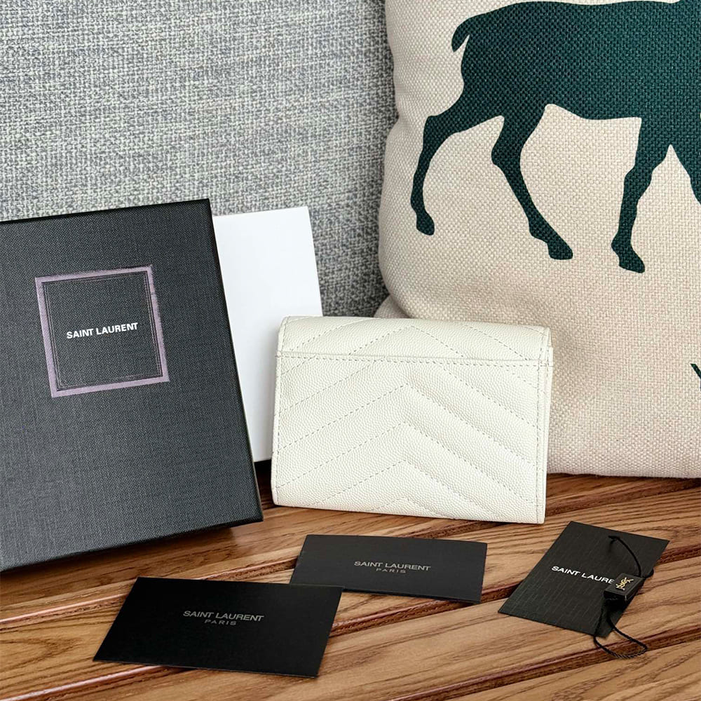 CASSANDRE MATELASS?? SMALL ENVELOPE WALLET IN GRAIN DE POUDRE LEATHER(HIGH-END GRADE)