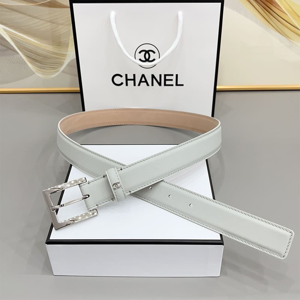 Ch**el Leather belt 30 mm