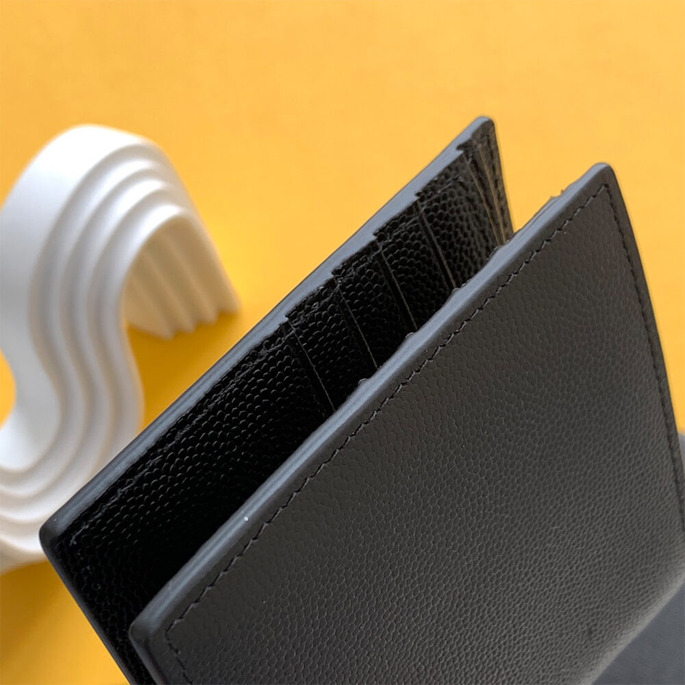 CASSANDRE East/West wallet in grain de poudre leather(HIGH-END GRADE)