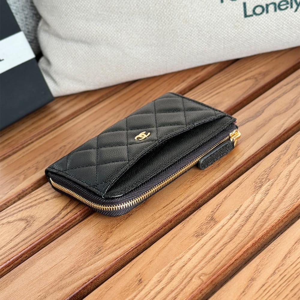 Classic Zipped Card Holder(HIGH-END GRADE)