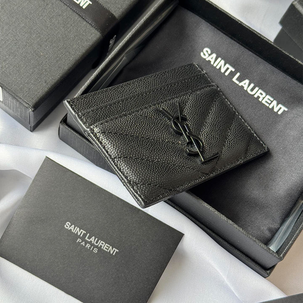 CASSANDRE MATELASS?? card case in grain de poudre leather(HIGH-END GRADE)
