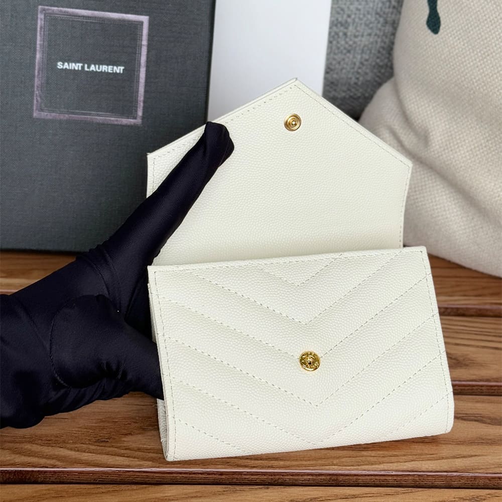 CASSANDRE MATELASS?? SMALL ENVELOPE WALLET IN GRAIN DE POUDRE LEATHER(HIGH-END GRADE)