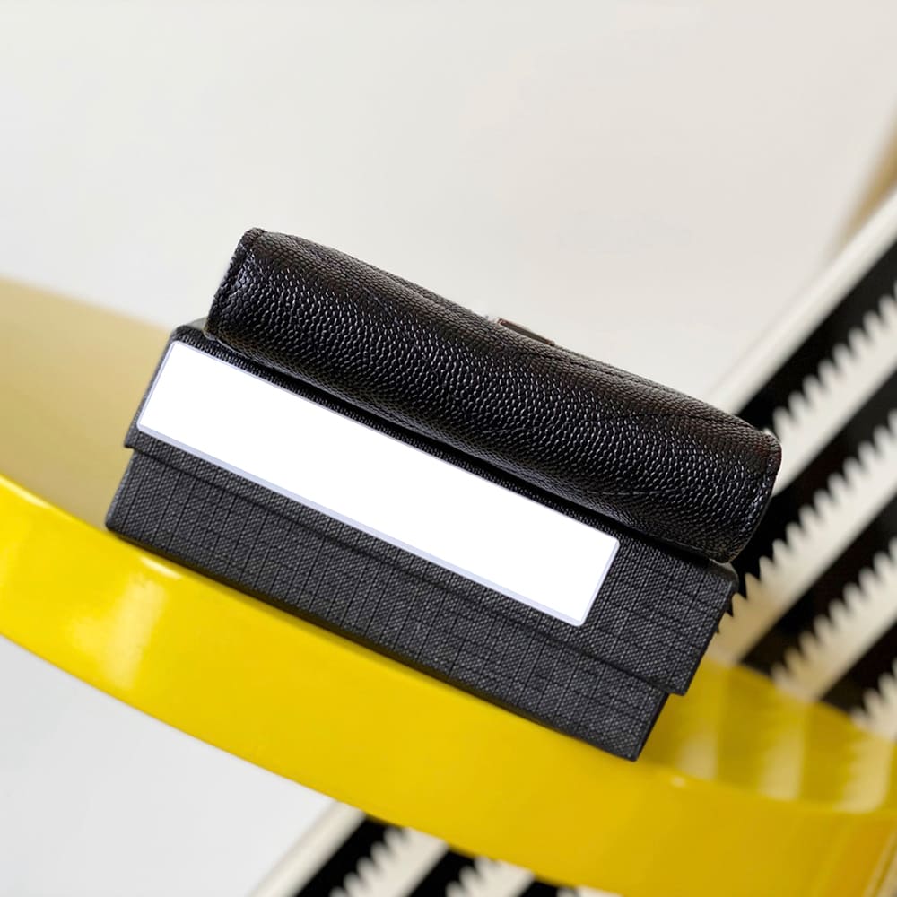CASSANDRE MATELASS?? bi-fold wallet in grain de poudre leather(HIGH-END GRADE)