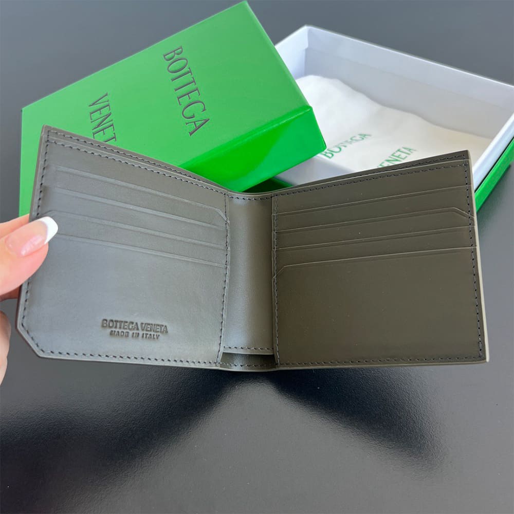 Intrecciato Piccolo Bi-Fold Wallet(HIGH-END GRADE)