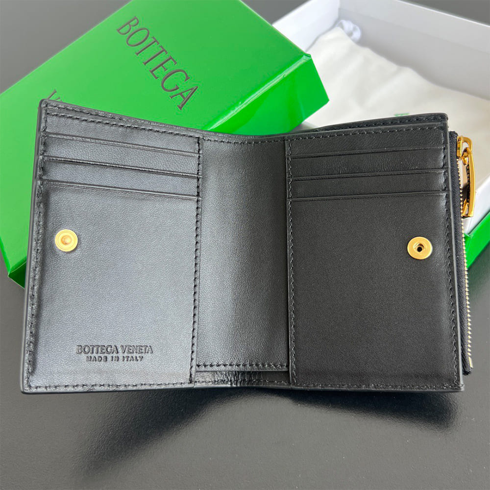 Intrecciato Small Bi-Fold Wallet(HIGH-END GRADE)