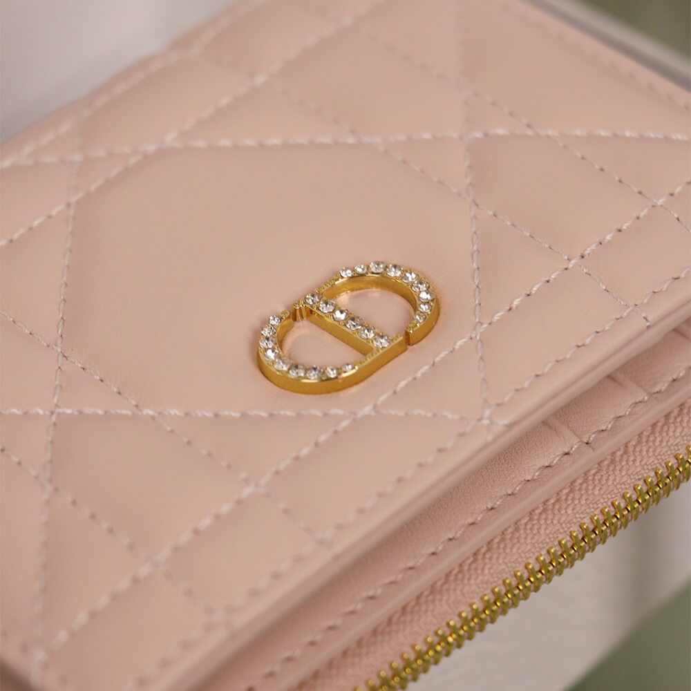 D10r Caro Dahlia Wallet with Crystals(HIGH-END GRADE)