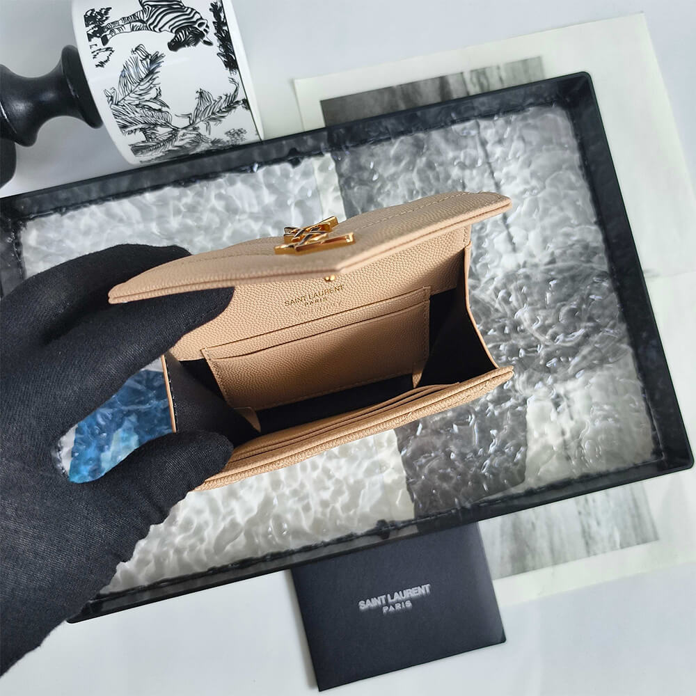 CASSANDRE MATELASS?? SMALL ENVELOPE WALLET IN GRAIN DE POUDRE LEATHER(HIGH-END GRADE)