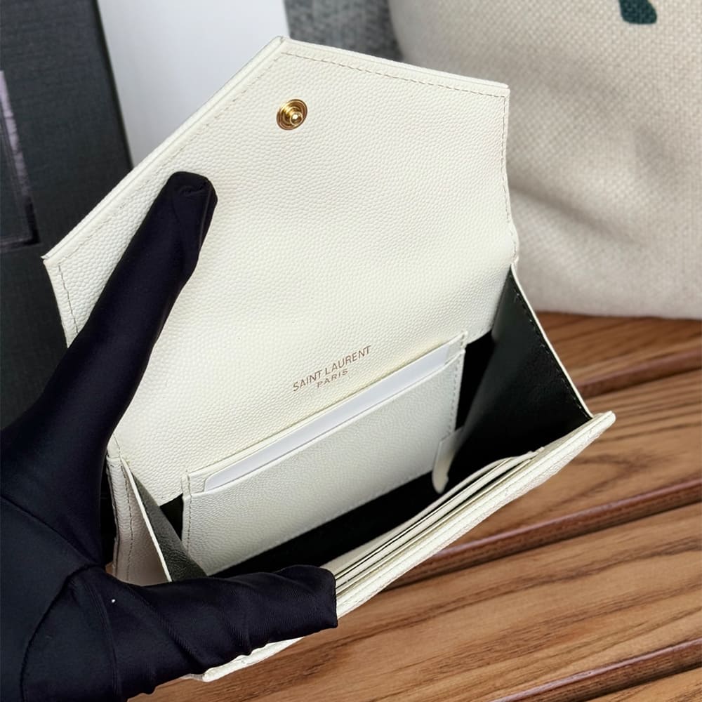 CASSANDRE MATELASS?? SMALL ENVELOPE WALLET IN GRAIN DE POUDRE LEATHER(HIGH-END GRADE)