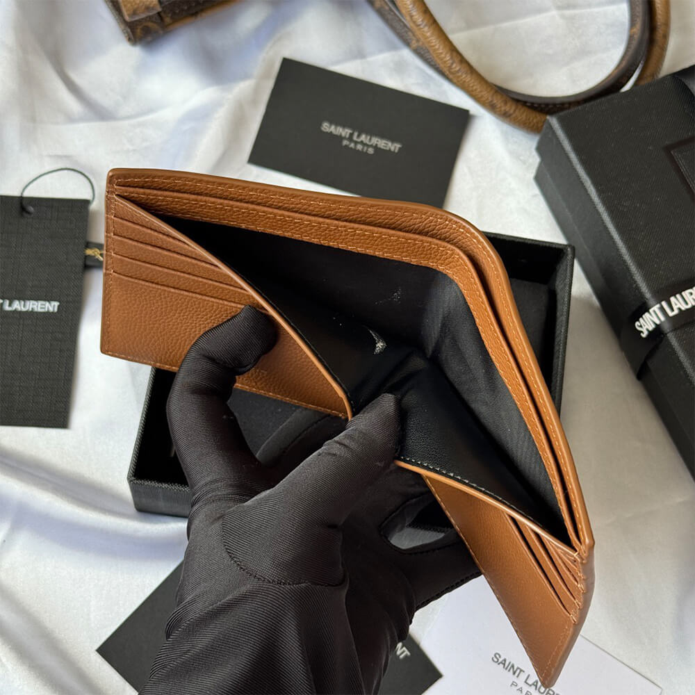 TINY CASSANDRE EAST/WEST WALLET IN GRAINED LEATHER(HIGH-END GRADE)
