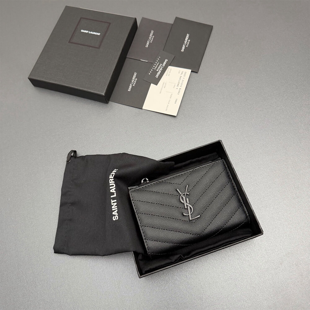 CASSANDRE MATELASS?? Fragments bi-fold wallet in grain de poudre leather(HIGH-END GRADE)