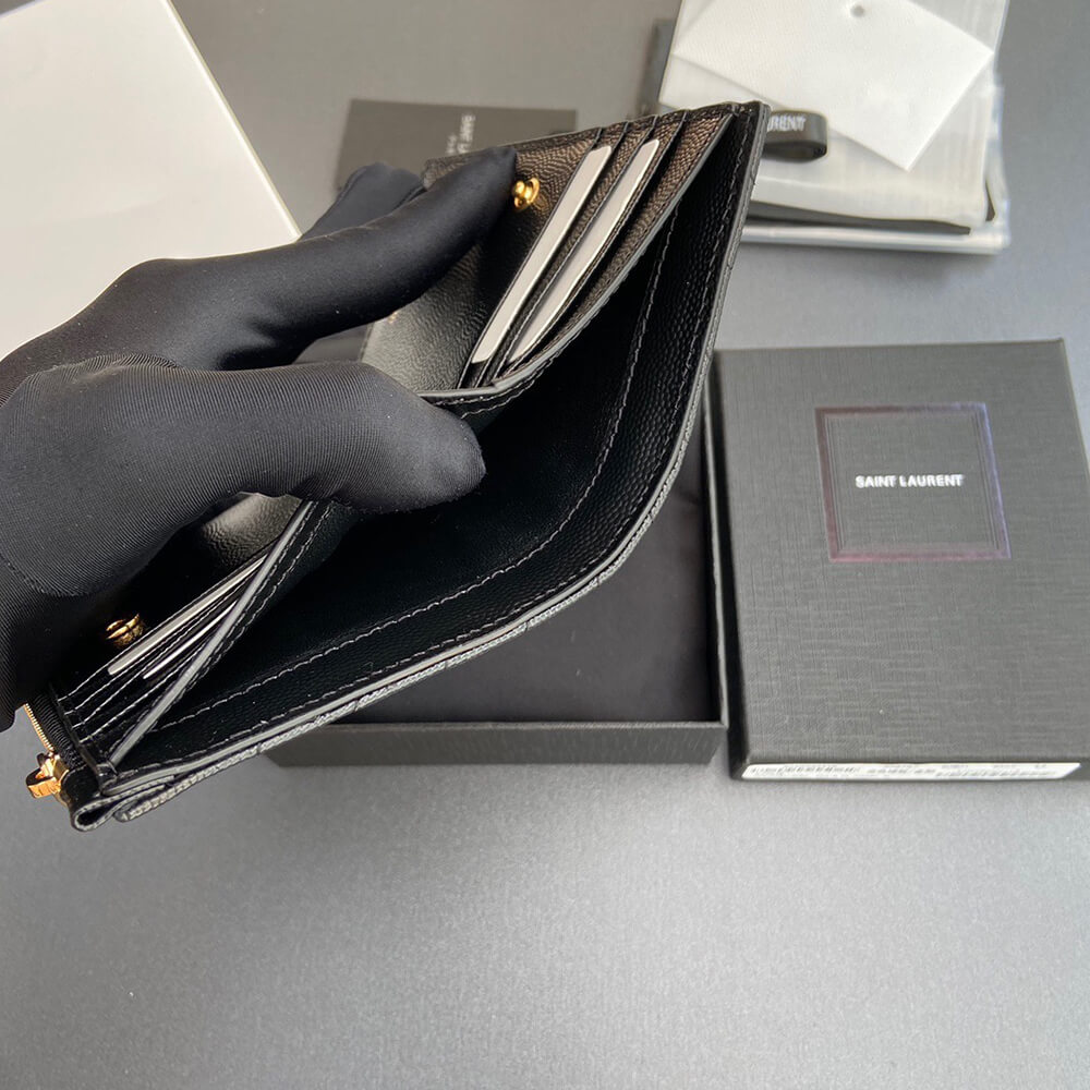 CASSANDRE MATELASS?? Fragments bi-fold wallet in grain de poudre leather(HIGH-END GRADE)