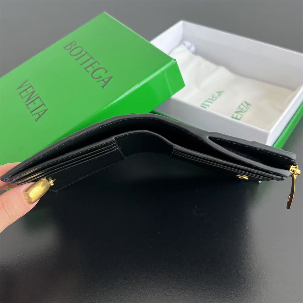 Intrecciato Small Bi-Fold Wallet(HIGH-END GRADE)