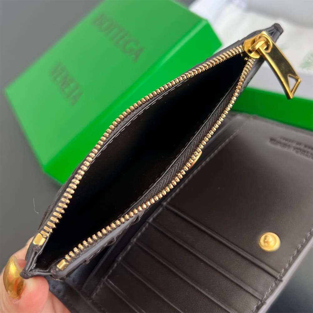 Intrecciato Medium Bi-Fold Wallet(HIGH-END GRADE)