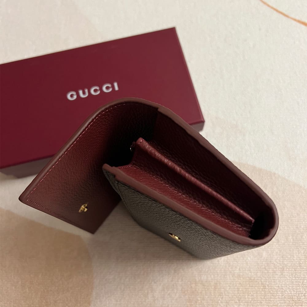 Bi-color GG Marmont continental wallet(HIGH-END GRADE)