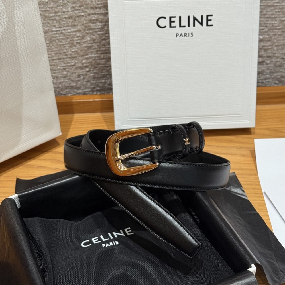 ce1i*e u1u1enne belt 25mm in taurillon leather