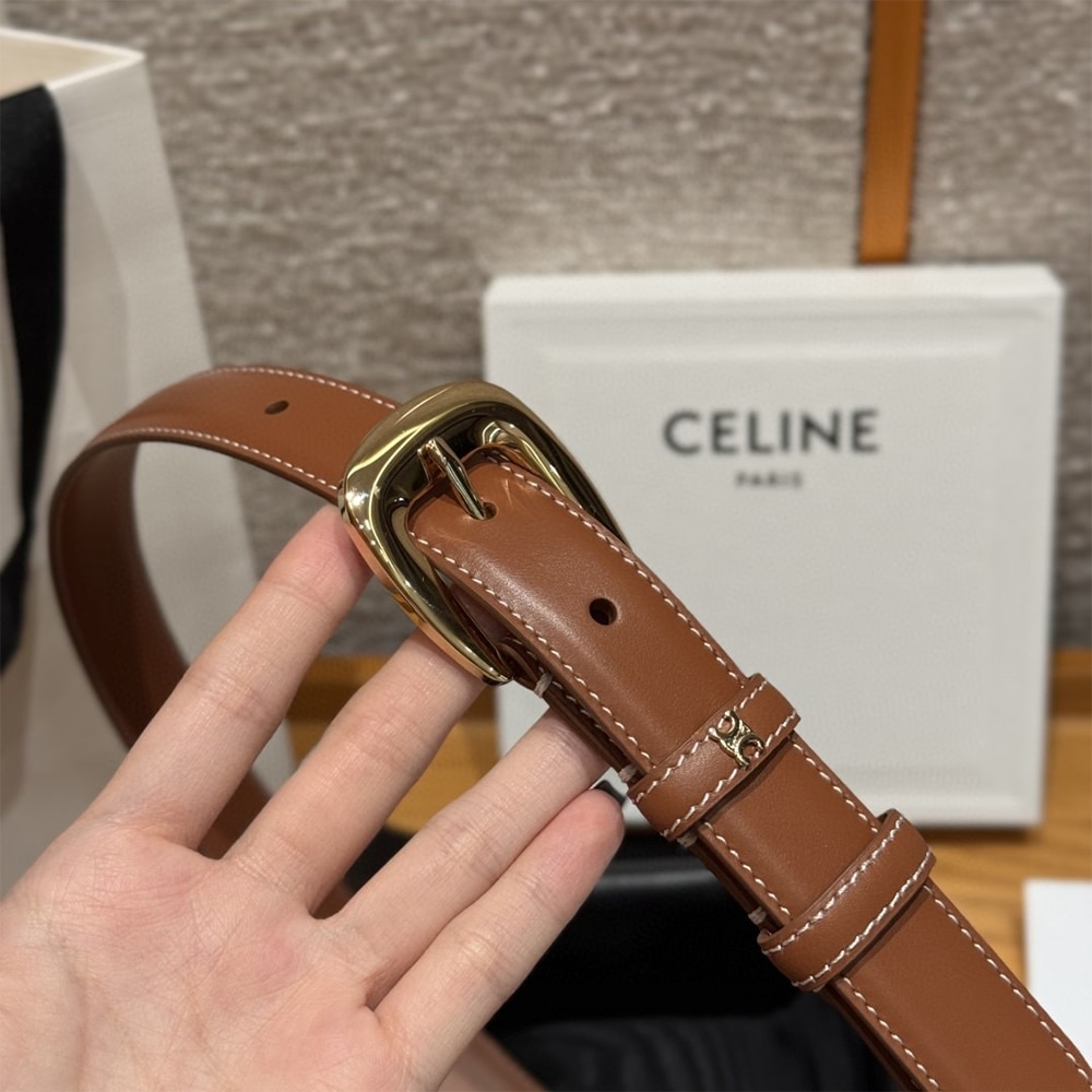 ce1i*e u1u1enne belt 25mm in natural calfskin