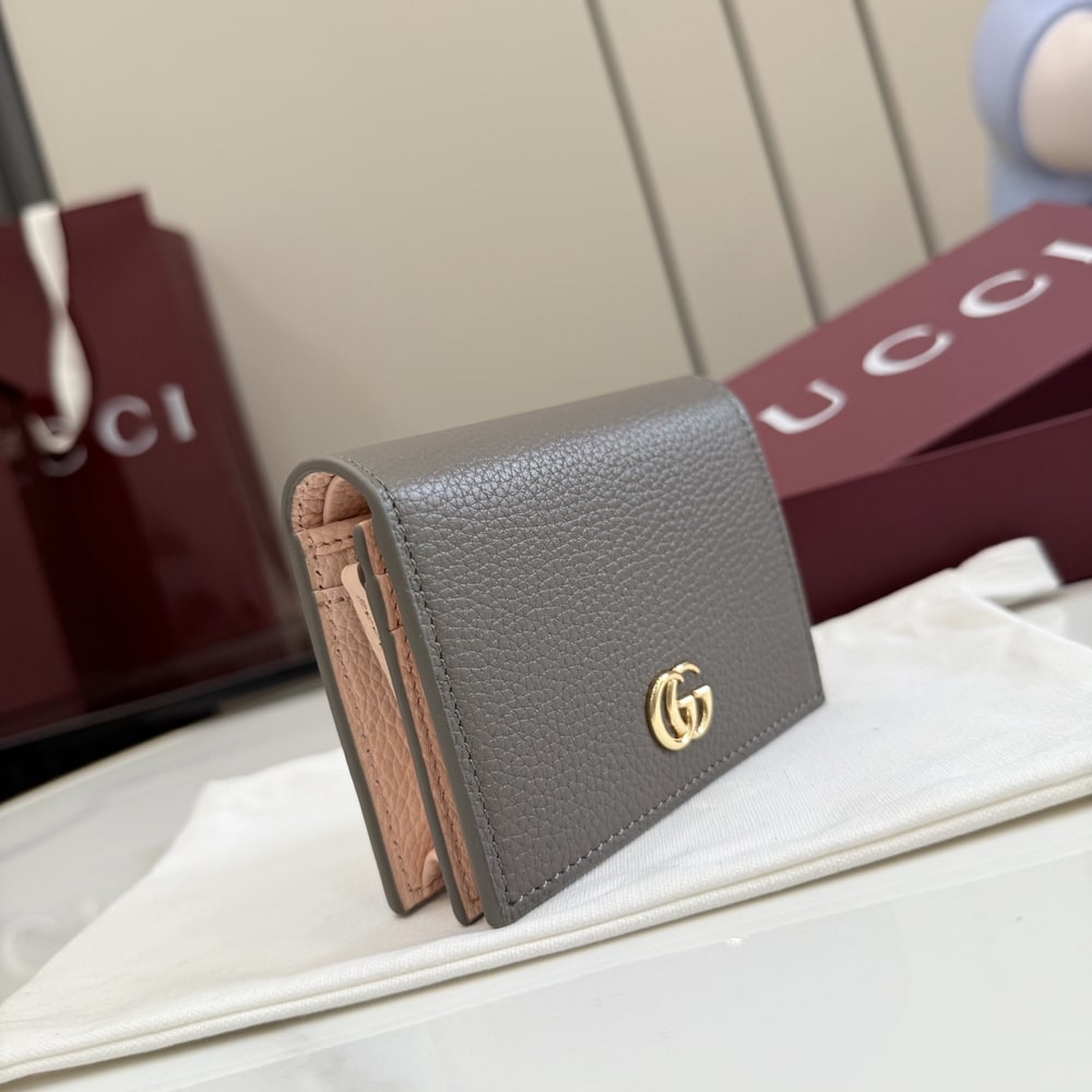 Gvc*1 Bi-color GG Marmont small wallet(HIGH-END GRADE)